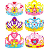 DIY Crafts Toy Crown Creative Paper Sequins Flowers Stars Patterns Toys for Kids Children Kindergarten Art Party Decorations