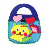 Non-Woven Fabric DIY Handbag Children Craft Toy Mini Bag Non-woven Cloth Colorful Handmade Bag Cartoon Animal Children Handbags