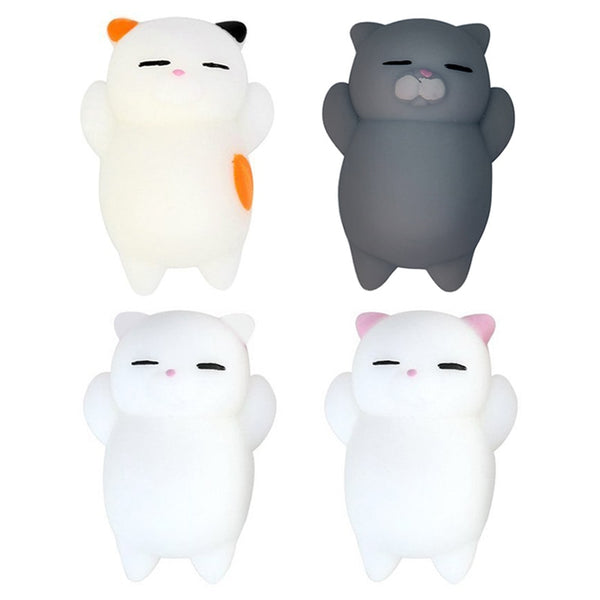 Cute Cat Squishy Toy Stress Relief Anti-stress Toys Kawaii Squishy Animal Cat Toy For Children Stress Relief Funny Gift Toy