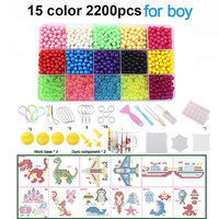 DIY Water Magic Beads Toys For Children Animal Molds Hand Making Puzzle Kids Educational Toys Boys girls Spell Replenish Beans