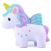 Jumbo Cute Popcorn Cake Hamburger Squishy Unicorn Milk Slow Rising  Squeeze Toy Scented Stress Relief for Kid Fun Gift Toy