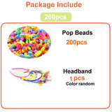 Diy Pop Beads Girls Toys Creativity Needlework Kids Crafts Children's Bracelets Handmade Jewelry Fashion Kit Toy For Girl Gift