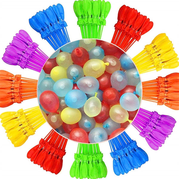 111pcs/bag Water Balloons Bunch Filled With Water Balloons Latex Balloon Toy Balloons Rapid Injection Summer Game Toy